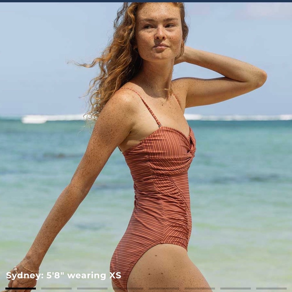 Albion Fit Swim Braid Sunset Stripe